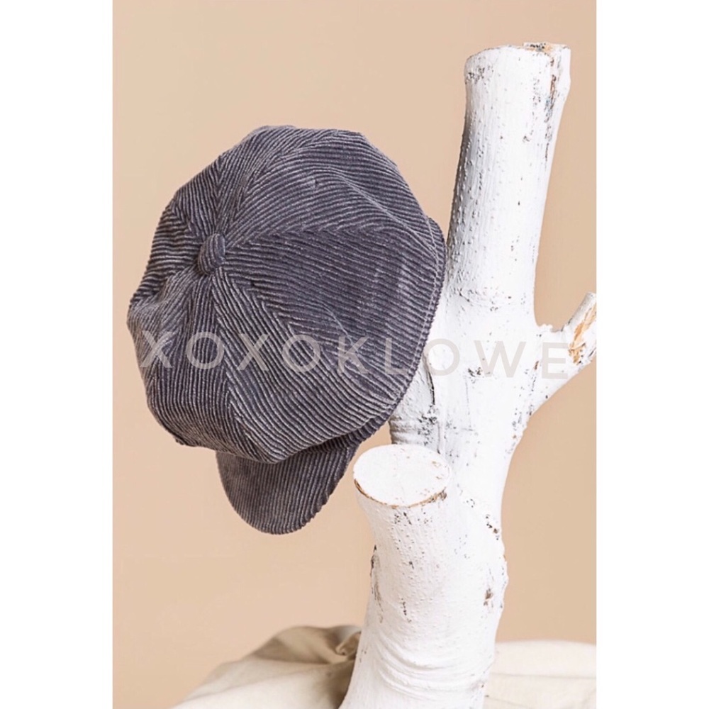 POL Charcoal Gray Corduroy Cap - Picture 11 of 13